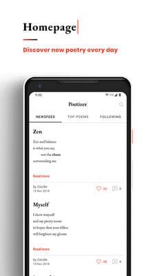 Poetizer - Social Network for Poetry1