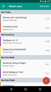 homework manager app