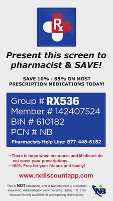 Cheap Prescriptions Discount Rx App by Machuca Design1