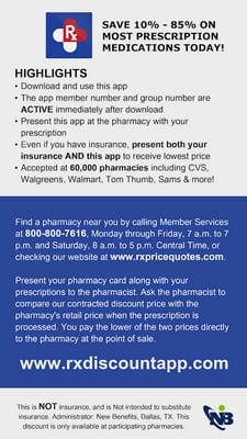 Cheap Prescriptions Discount Rx App by Machuca Design2