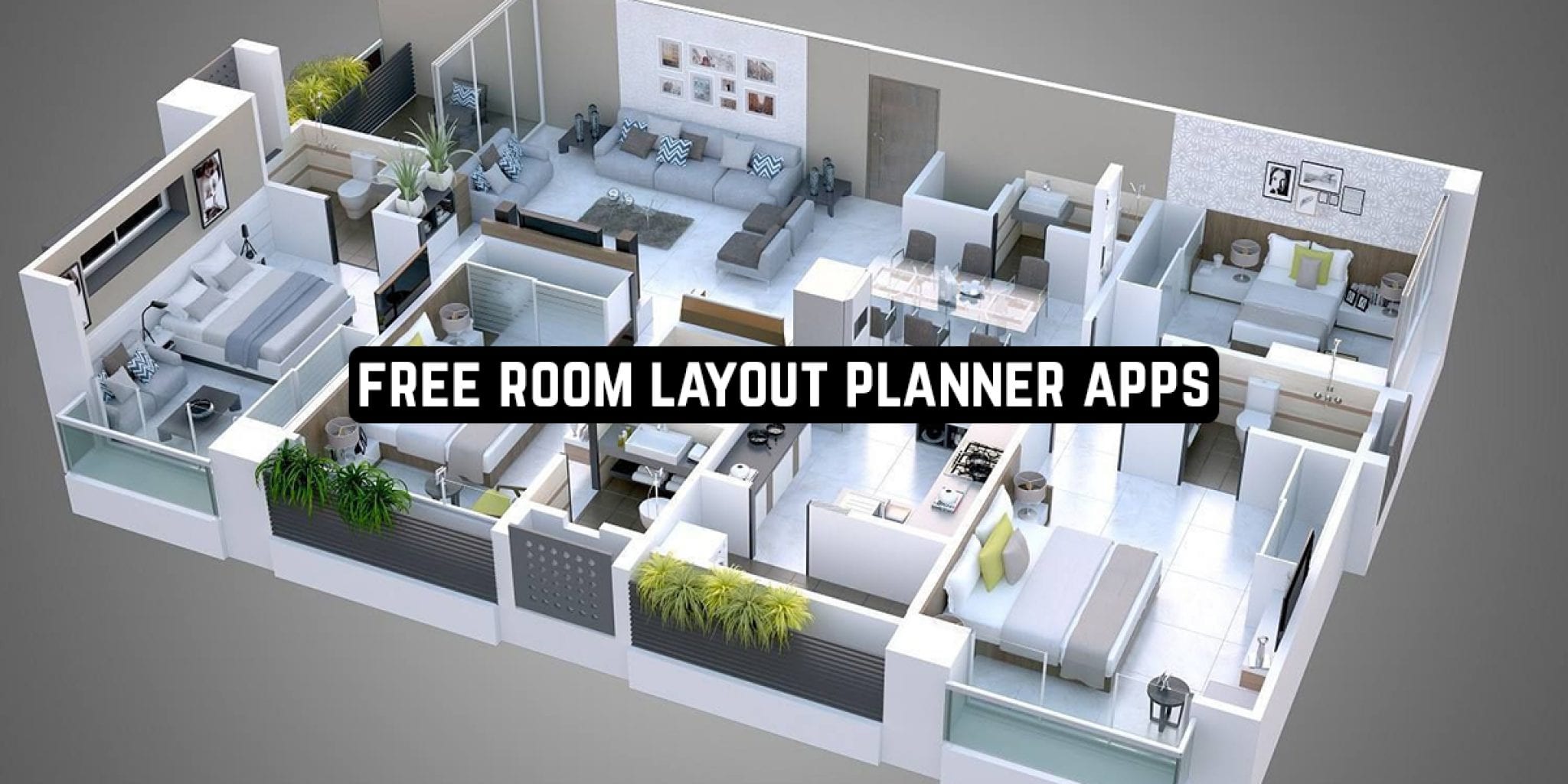 rooms arranged by app