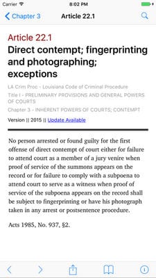 Louisiana Code of Criminal Procedure (LawStack)1