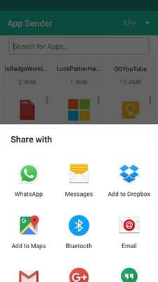 AppSender - Share Apps2