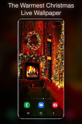 Christmas Fireplace Live Wallpaper by Live Wallpapers HD1