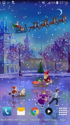 Christmas Rink Live Wallpaper by 7art Studio1