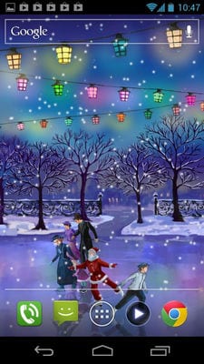 Christmas Rink Live Wallpaper by 7art Studio2