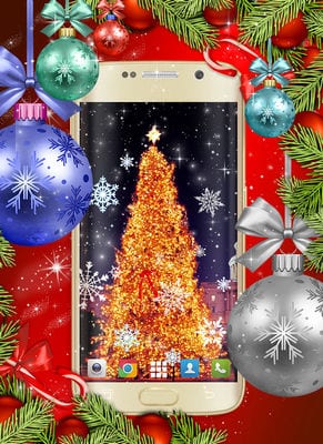 Christmas Wallpapers Xmas Tree Live Wallpaper by HD Live Wallpapers and Clocks2