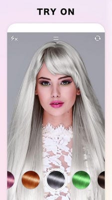 Fabby Look - hair color changer & style effects2