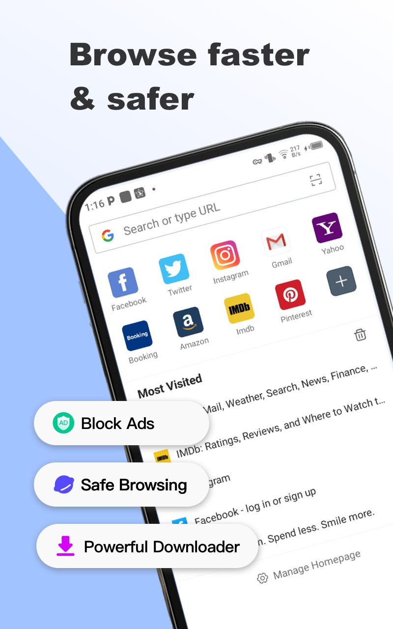 Fiery Browser - Fast & Private4