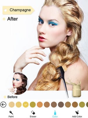 Hair Color Dye - Switch Hairstyles Wig Photo Makeup2