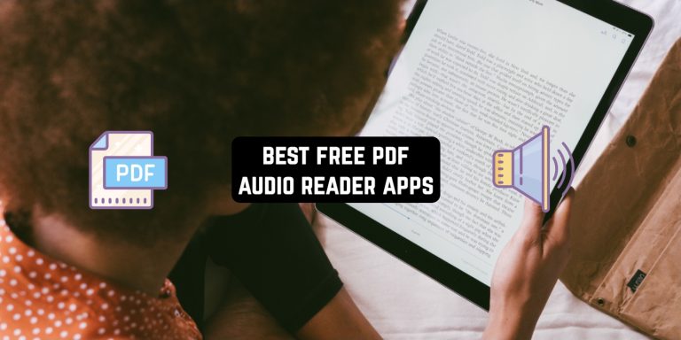 best free pdf audio reader apps
