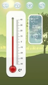 Real Thermometer screen 1