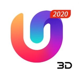 U Launcher 3D logo