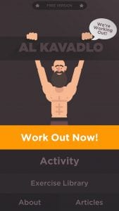 We’re workout out – Al kavadlo screen 1