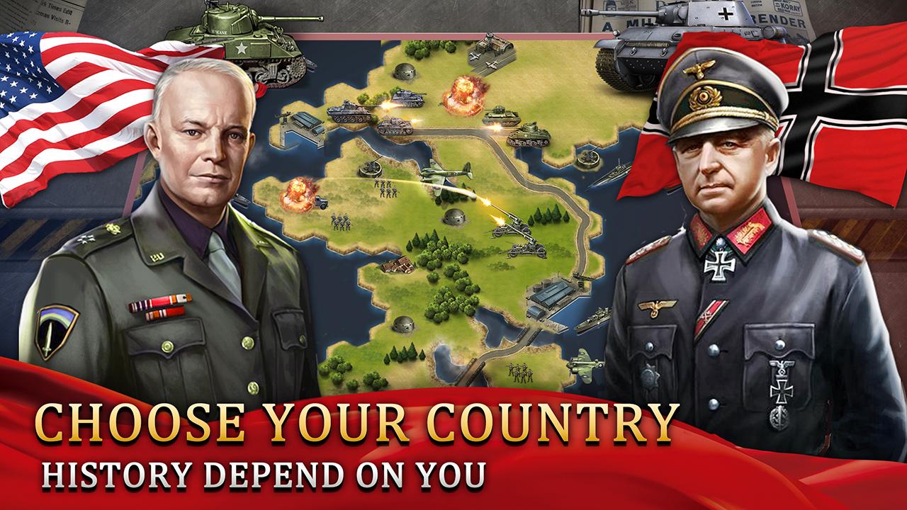 World War 2: WW2 Grand Strategy Games Simulator screen 1