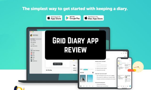 Grid Diary – Journal, Planner App Review