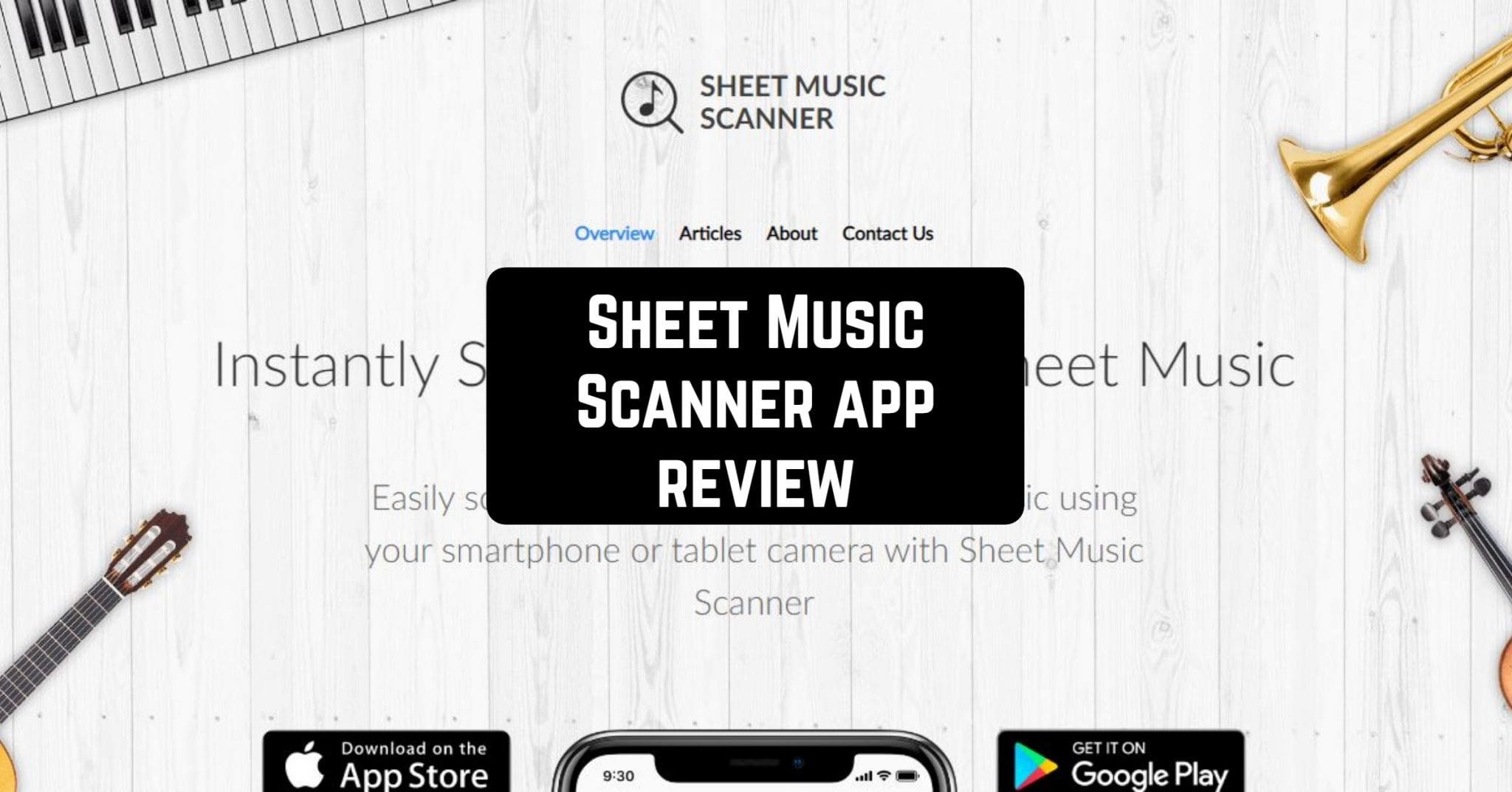 Sheet Music Scanner App Review Freeappsforme Free apps for Android