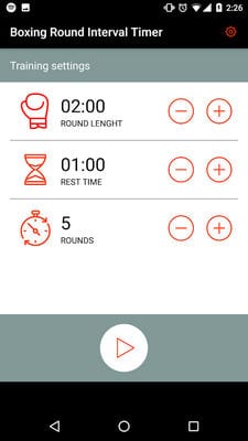 Boxing Round Interval Timer by Net Income Apps2