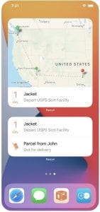 Parcel - Delivery Tracking screen 2