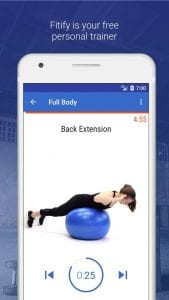 Stability Ball Workouts Fitify screen 1