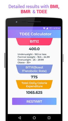 TDEE Calculator - Calorie Intake Calculator2