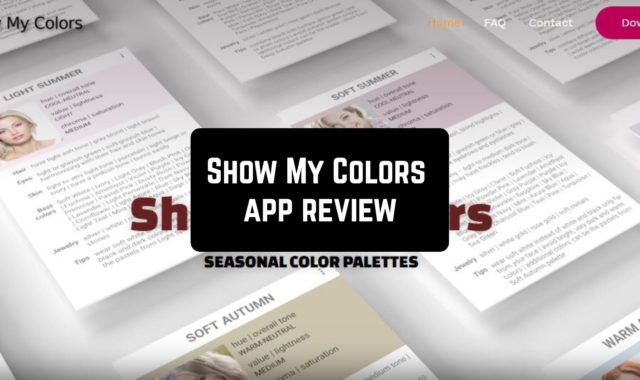 Show My Colors – Seasonal Color Palettes App Review