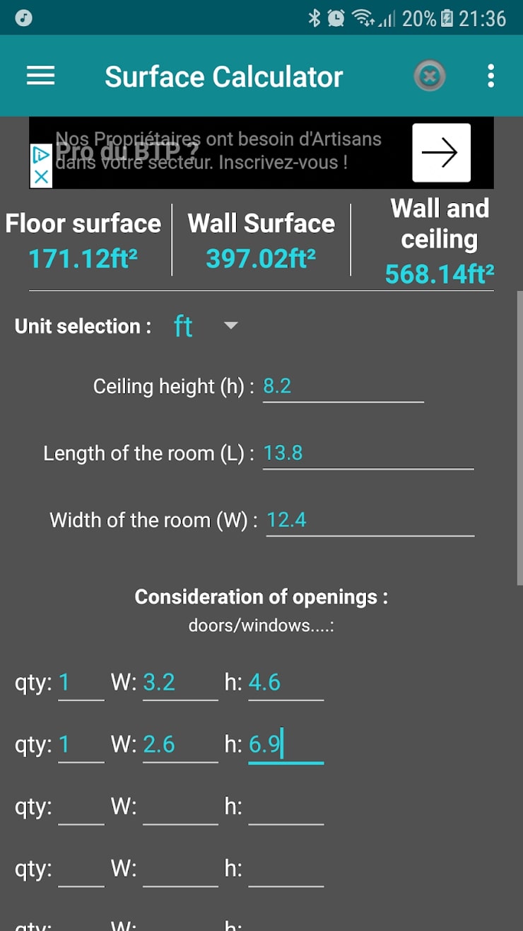 room size calculator accurate space measurements