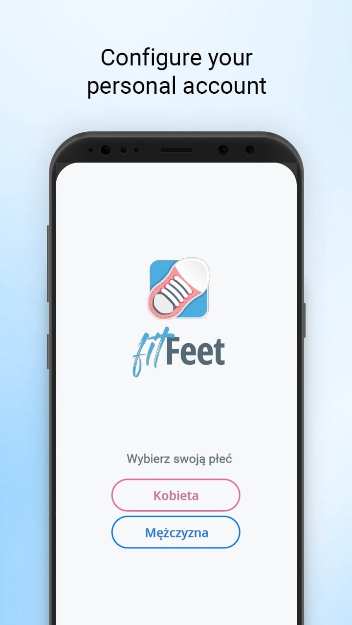FitFeet Scan foot and choose right shoe size screen 1 Free apps for