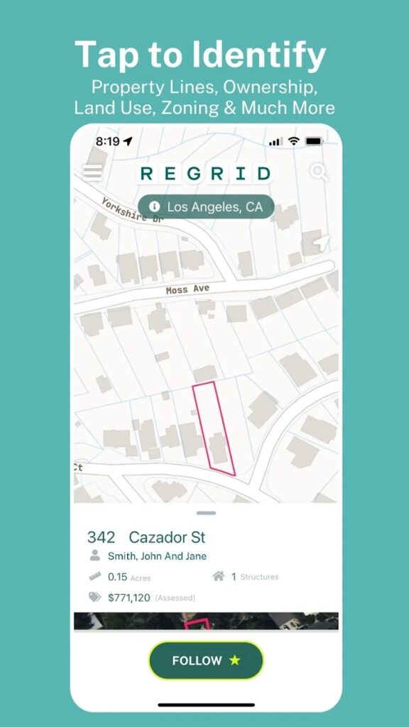 The Regrid Property App14