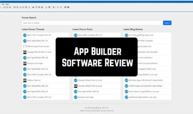 App Builder Software Review