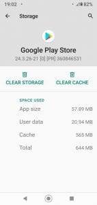 Clear The Play Store Cache 3