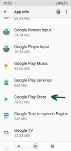 Uninstall Updates on Play Store 1