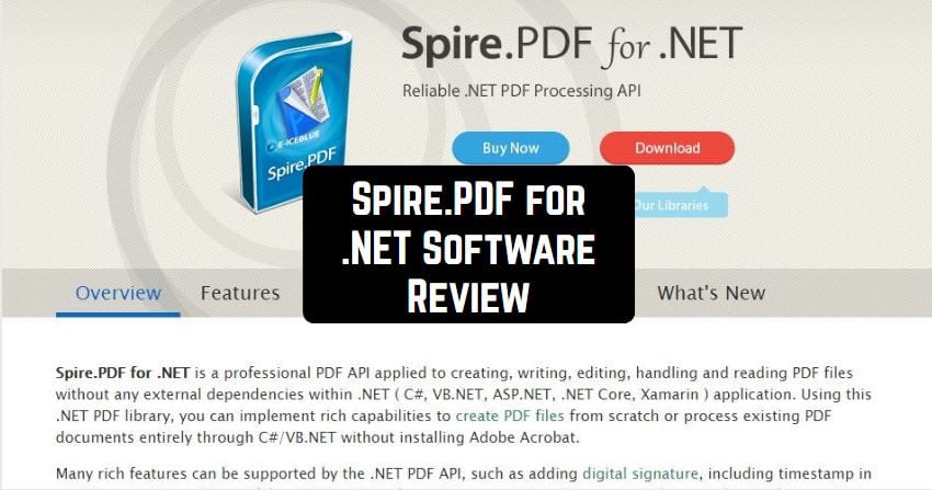 Spire.pdf Spire.PDF for .NET Software Review | Freeappsforme - Free apps for ...