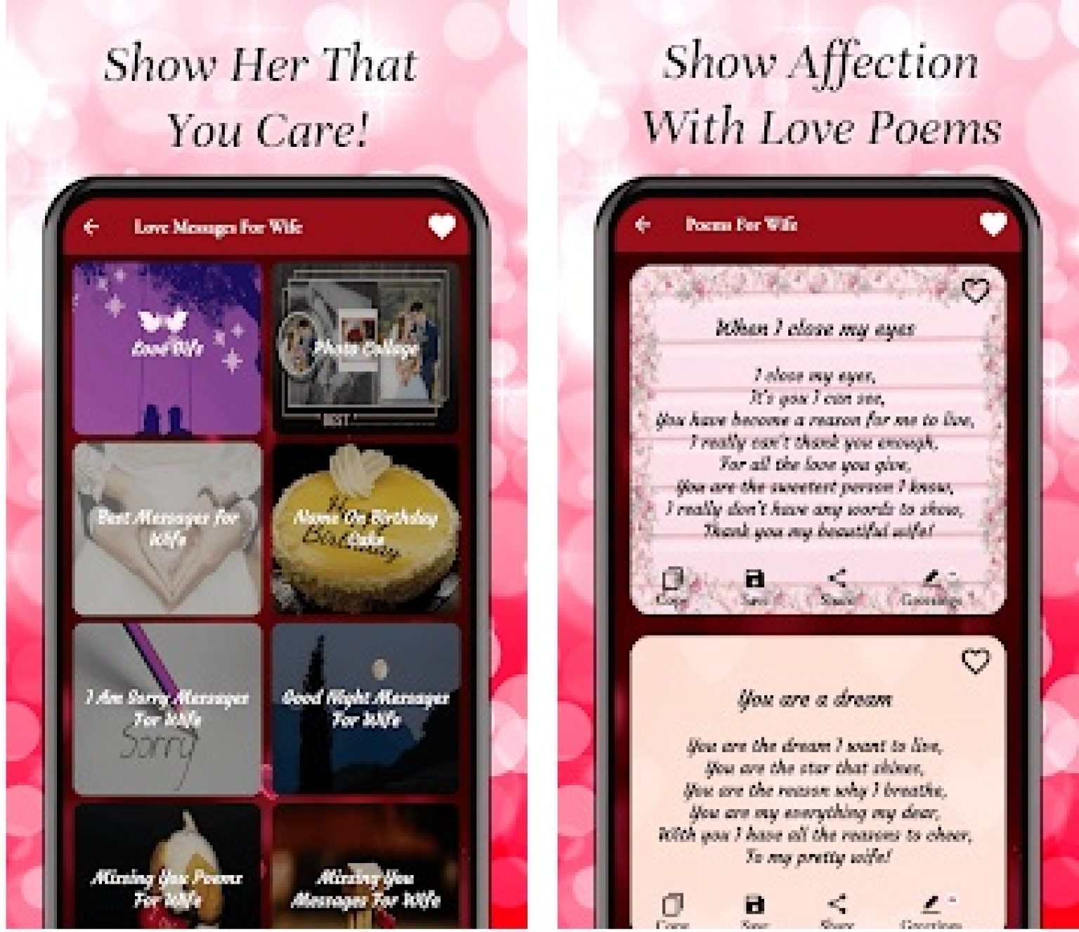 how do you send a message with love on iphone
