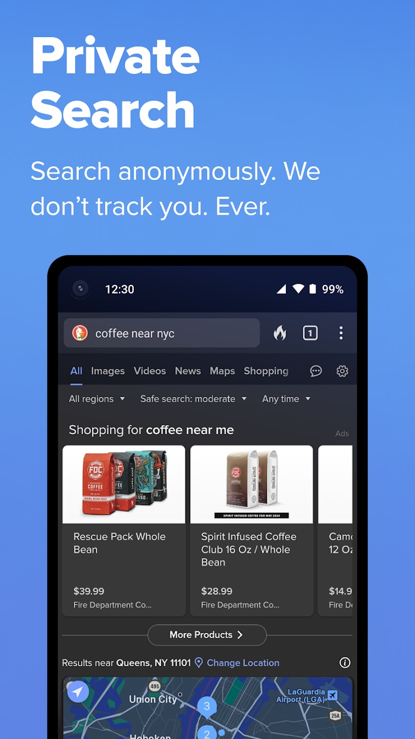 DuckDuckGo Browser, Search, AI5