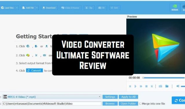 AnyMP4 Video Converter Ultimate Software Review