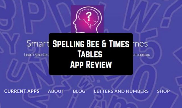 Spelling Bee & Times Tables App Review