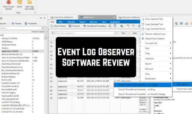 Event Log Observer Software Review
