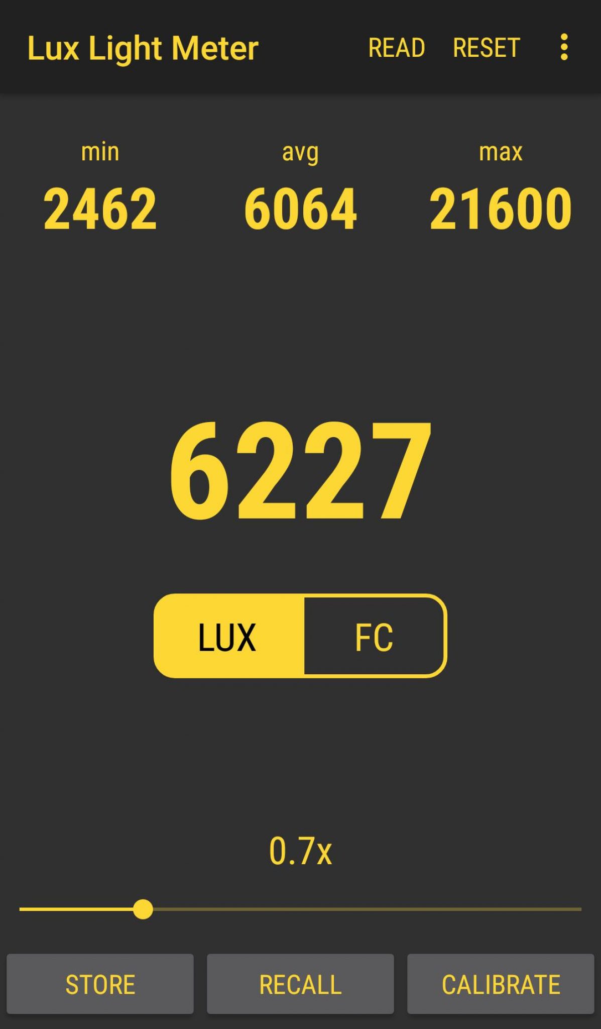 lux light meter app android