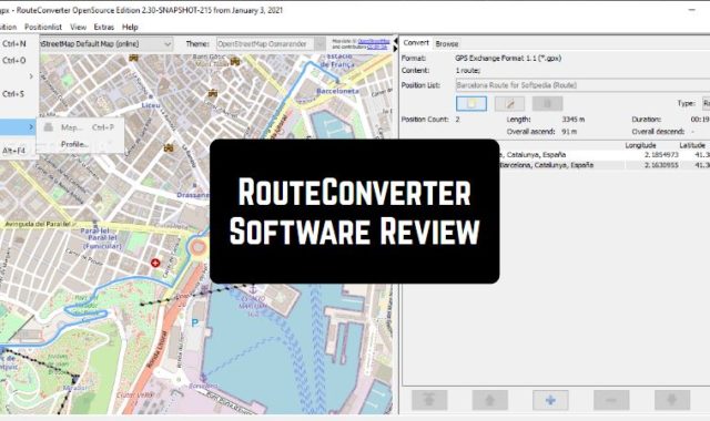 RouteConverter Software Review