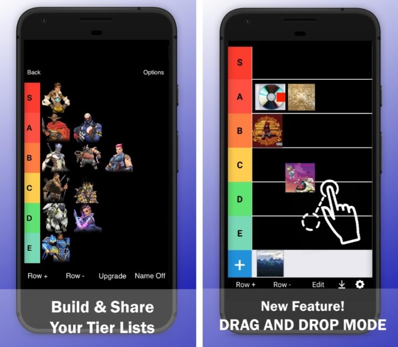 9 Best Tier List Maker Apps For Android & IOS | Freeappsforme - Free ...