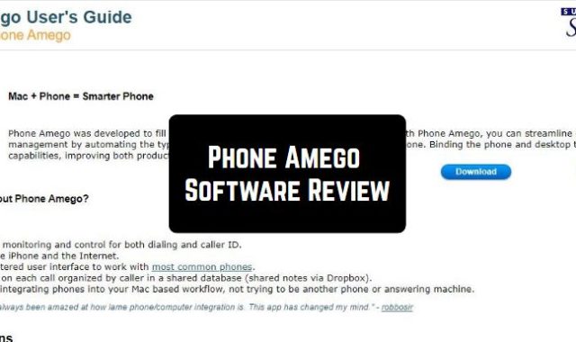 Phone Amego Software Review