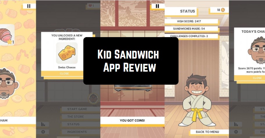 Kid Sandwich App Review
