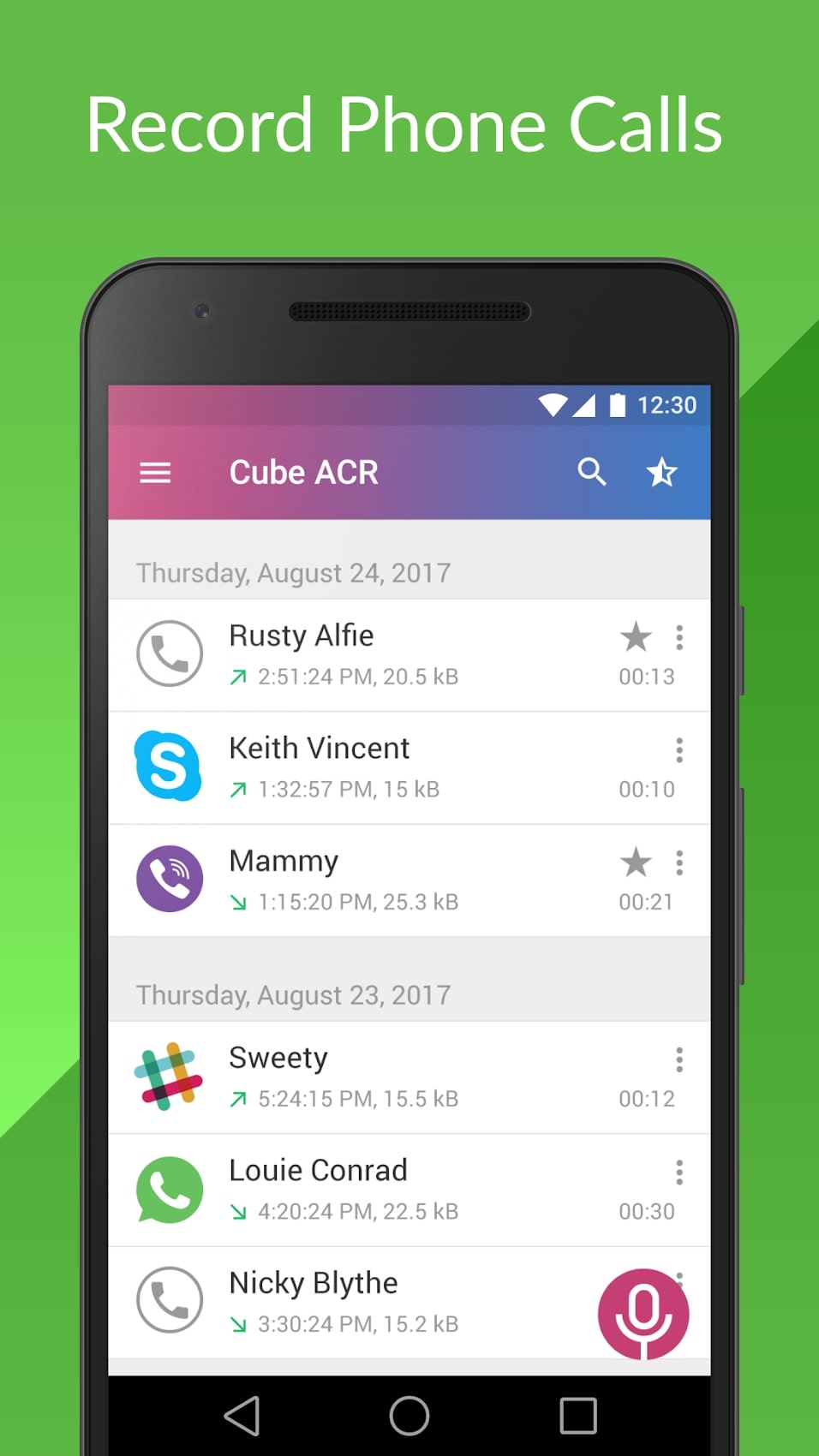 7 Best Automatic Call Recorder Apps for Android & iOS Free apps for