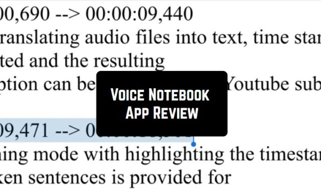 Voice Notebook App Review