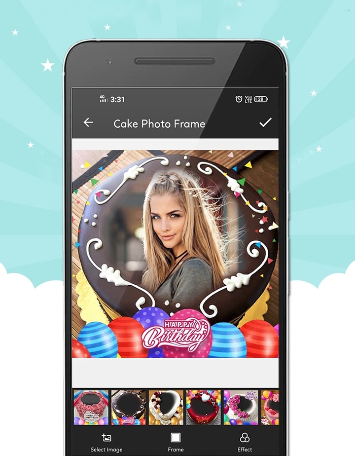 Birthday Cake Photo Frame screen 1 Freeappsforme Free apps for