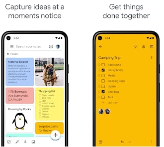 Google Keep - Notes and lists1