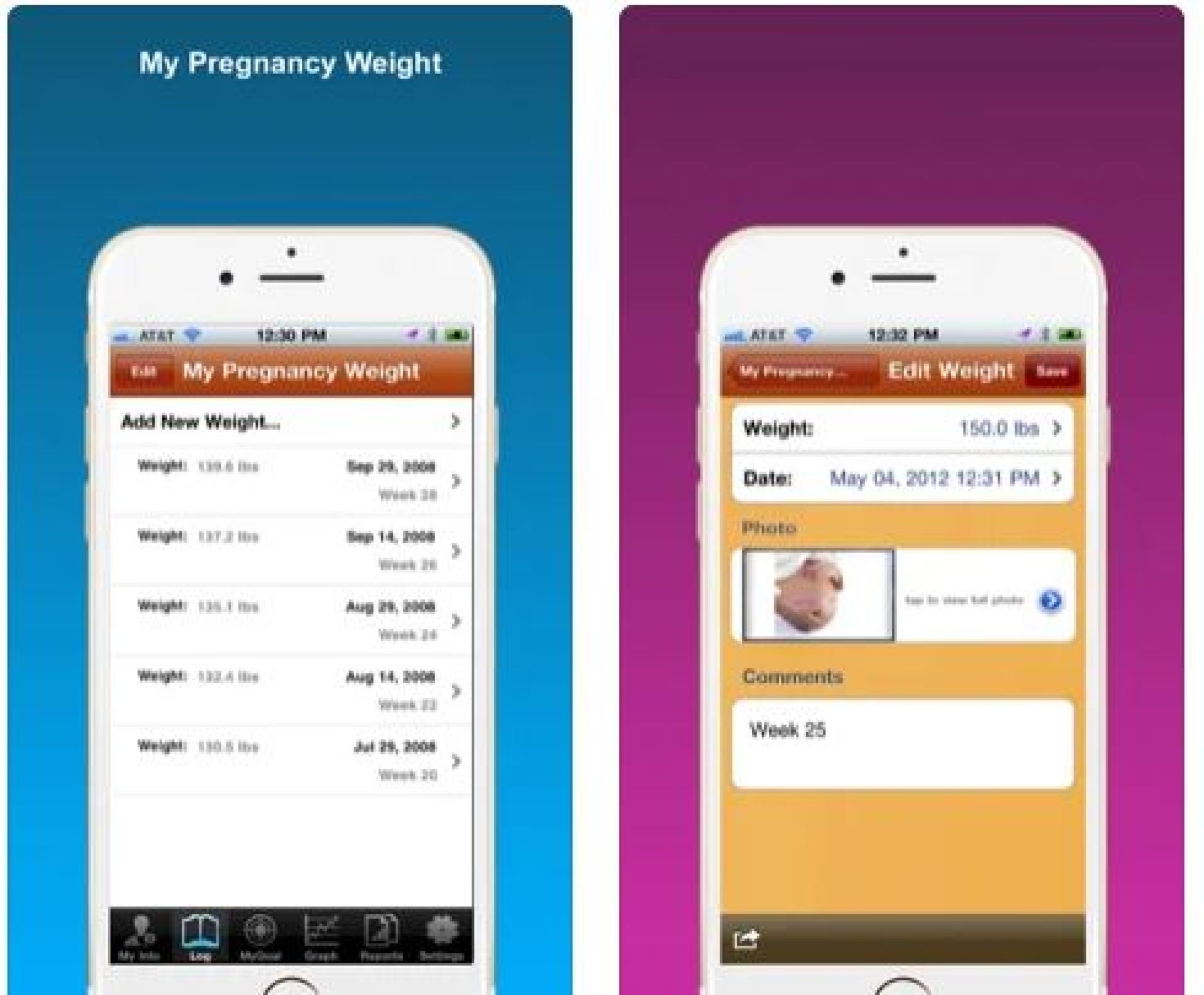 Pregnancy Calorie Counter App