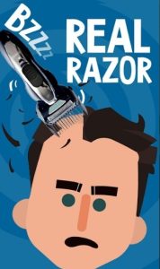 hair clippers prank 2