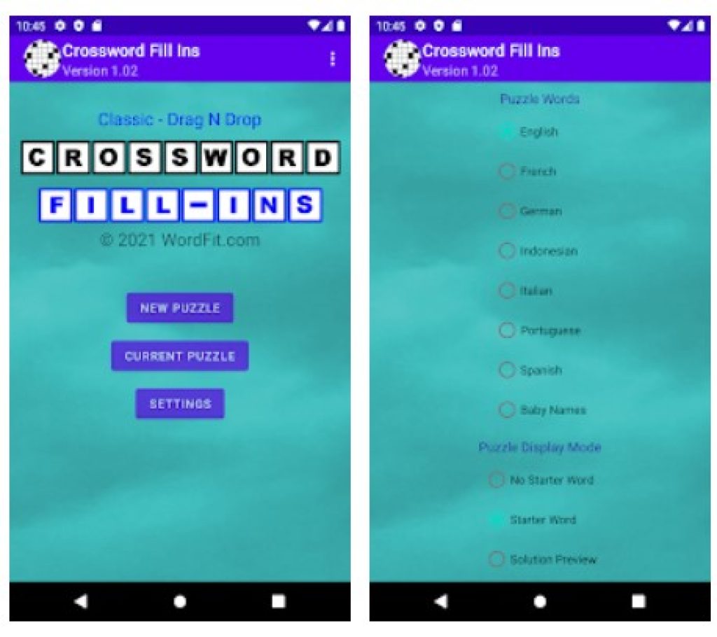 Drag n Drop Crossword Fill Ins App Review Freeappsforme Free apps